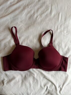 Soma Smooth T-Shirt Bra in Wine